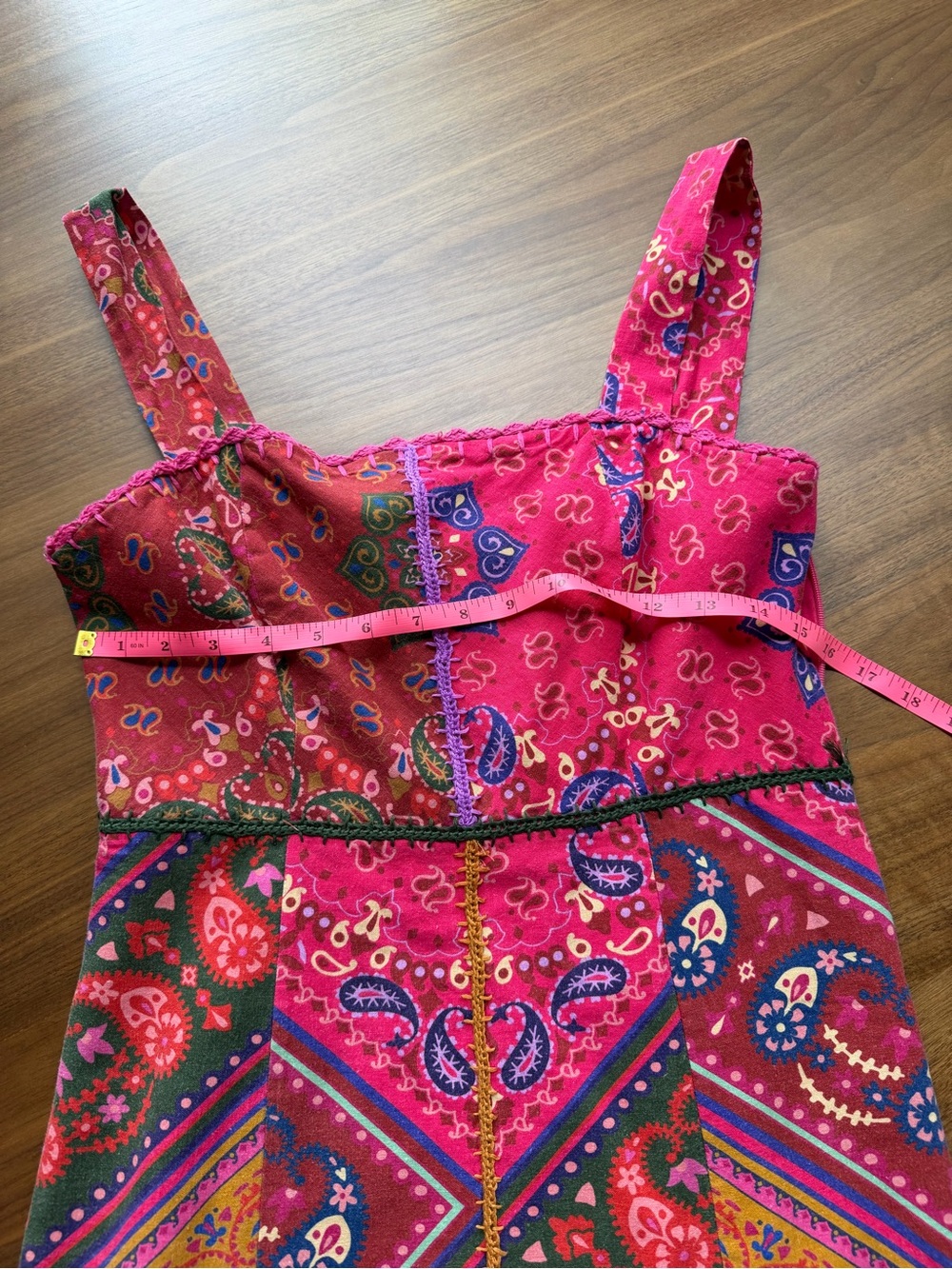 FARM Rio Pink Multi Paisley Mini Dress - Picture 5 of 6